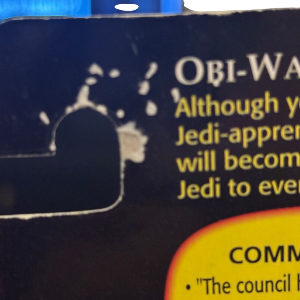 Star Wars Episode I Obi-Wan Kenobi Jedi Duel Action Figure CommTech Hasbro New - Picture 13 of 16